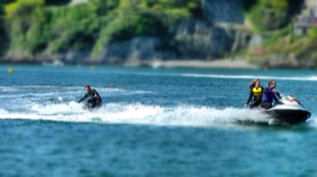  Waterskiing on the Mawddach Estuary 