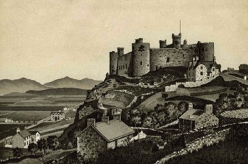  Harlech Castle and Snowdon 